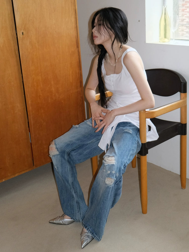 Mooreyu Pointed Leather Bag Head Stilettos