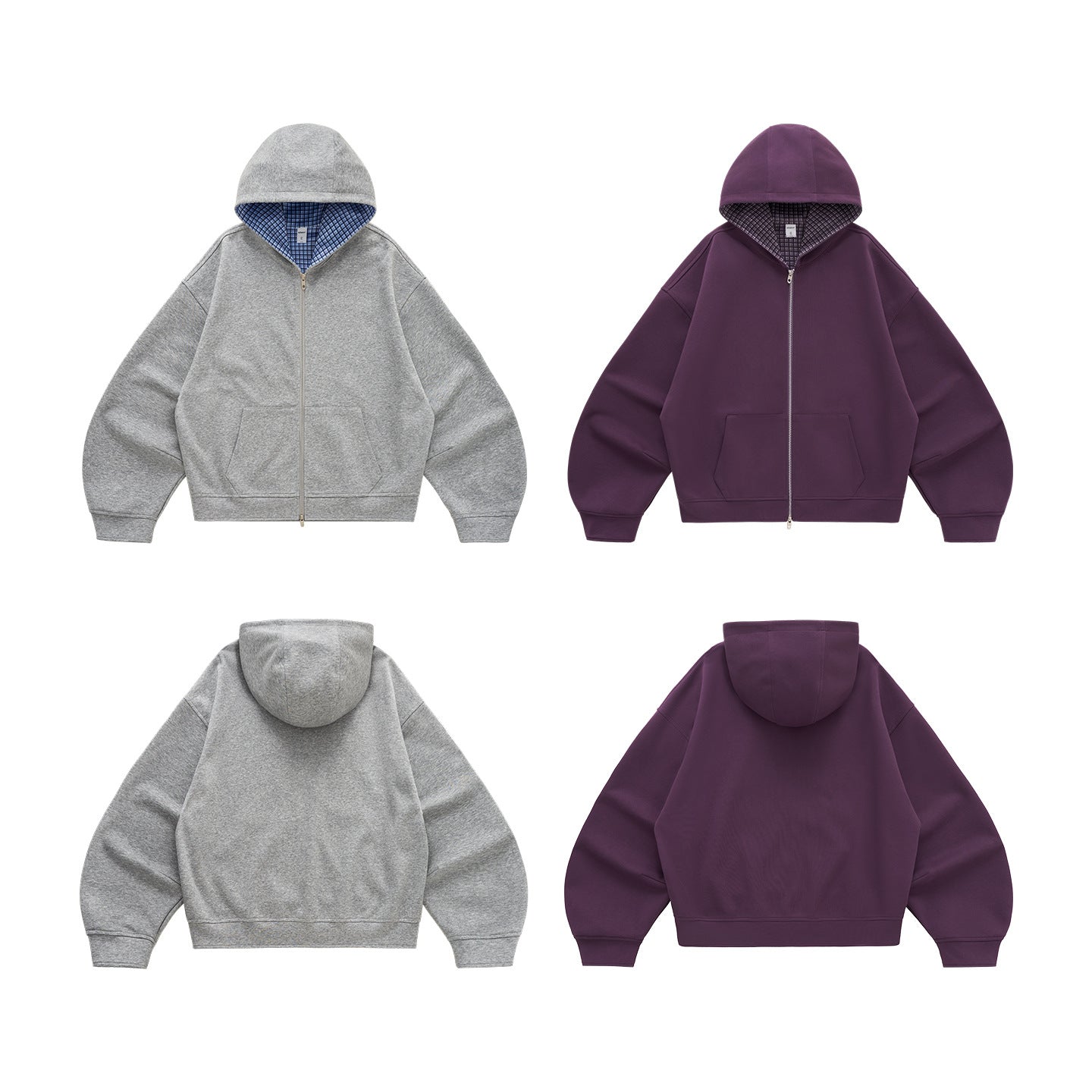 Inflation Checked Two-tone Casual Jacket