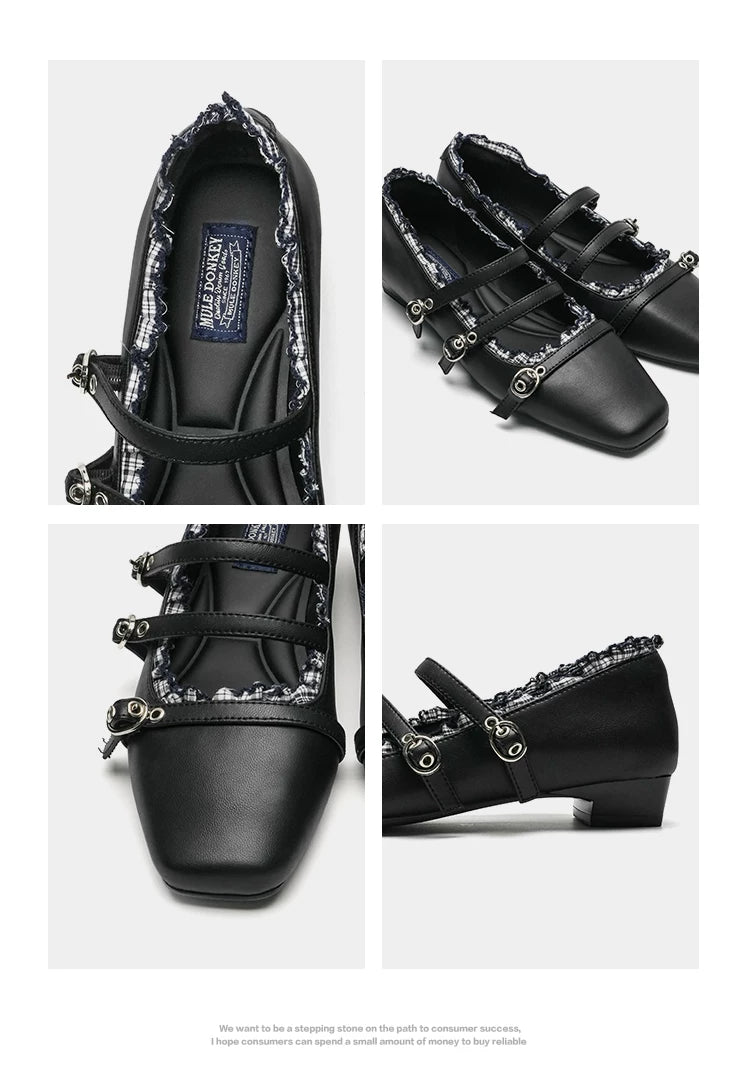 Donkey Square Head Shoes
