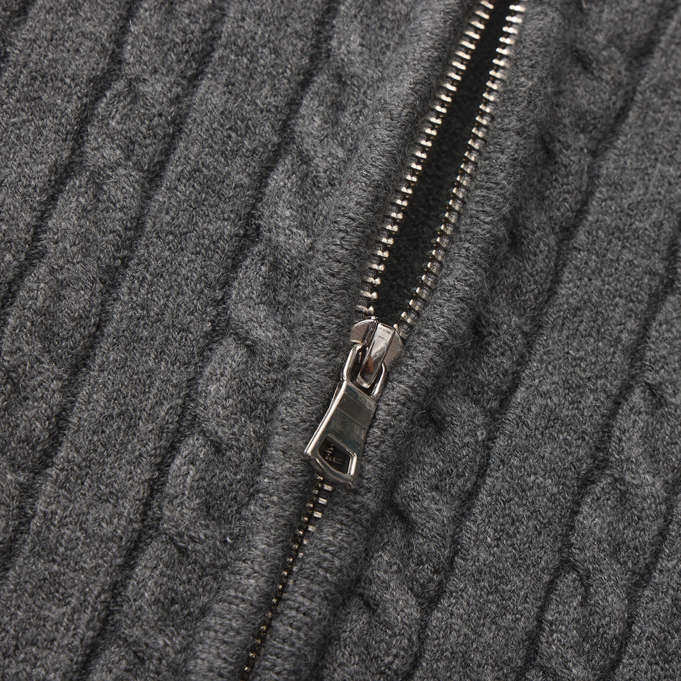 KNITRIOT Twisted Rope Twisted Turtleneck Simple Knitted Sweater