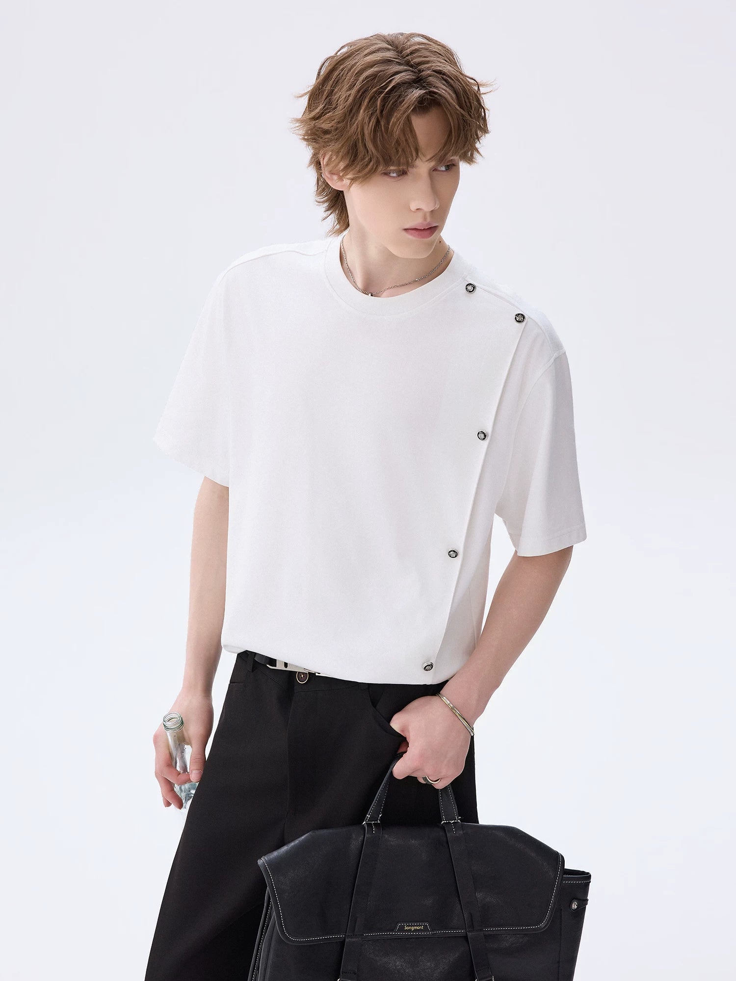 CHOR Front Shoulder Casual Versatile Tee