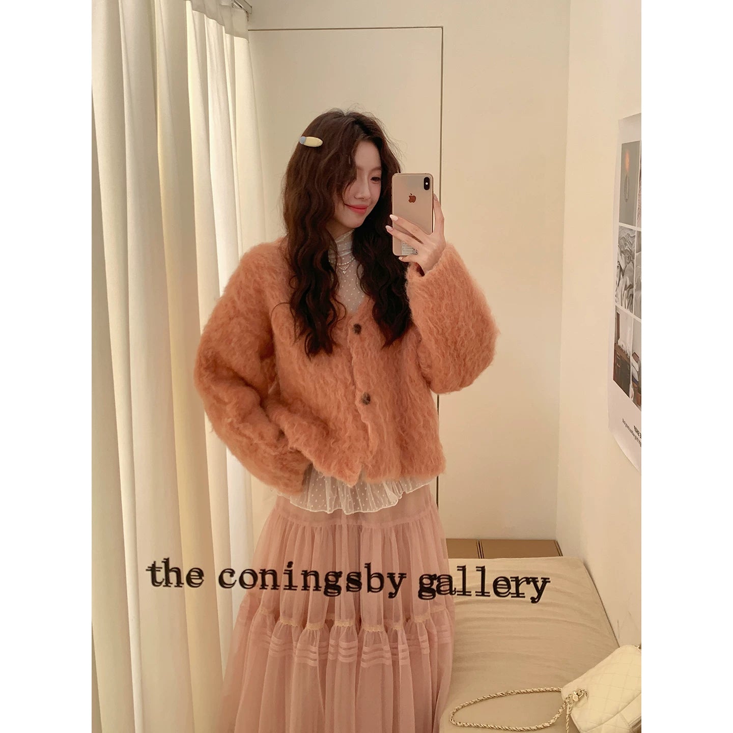 Even Korean Versatile V-Neck Sweater Cardigan