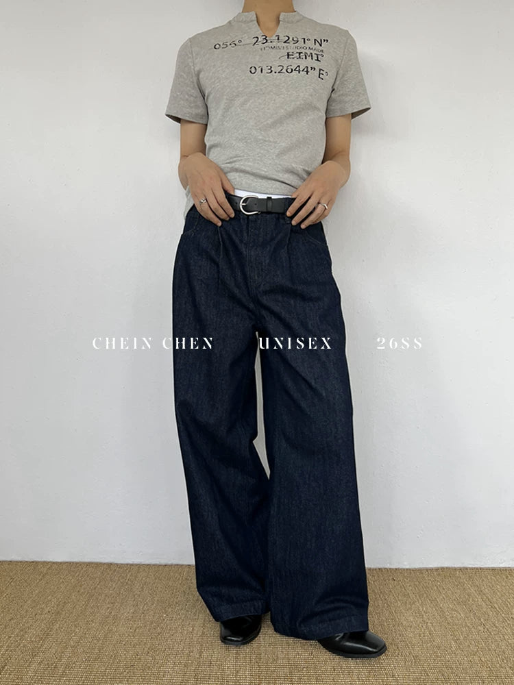 Chein Wide Leg Versatile Premium Jeans