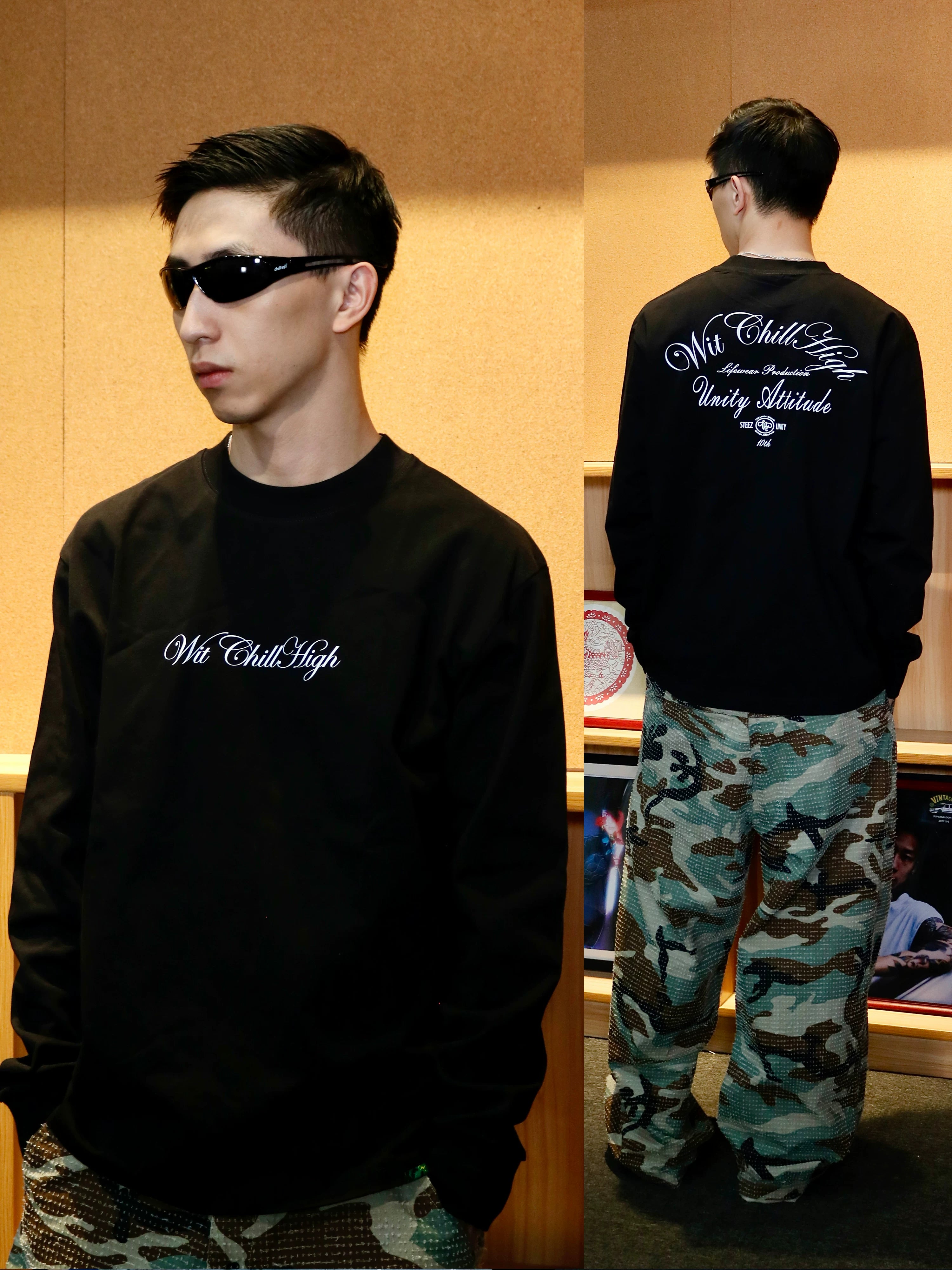 ChillHigh Crew Neck Loose Versatile Long Sleeves