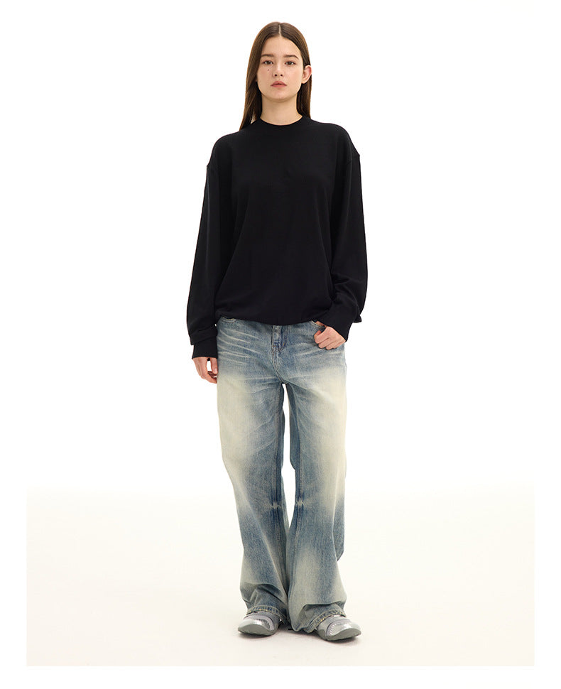 UNF Small Turtleneck Front Shoulder Knitted Long Sleeves