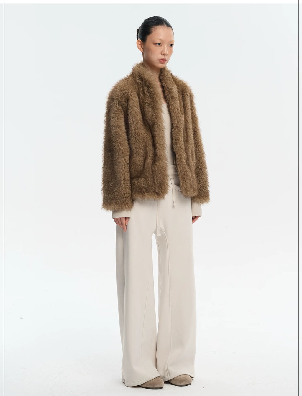 LINY LIBERTY Vintage Loose Plush Jacket