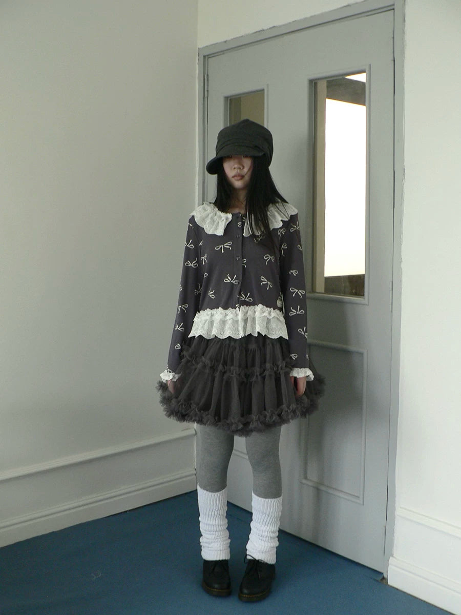 Ang: Project Vintage Lace Fungus Edge Puffy Skirt