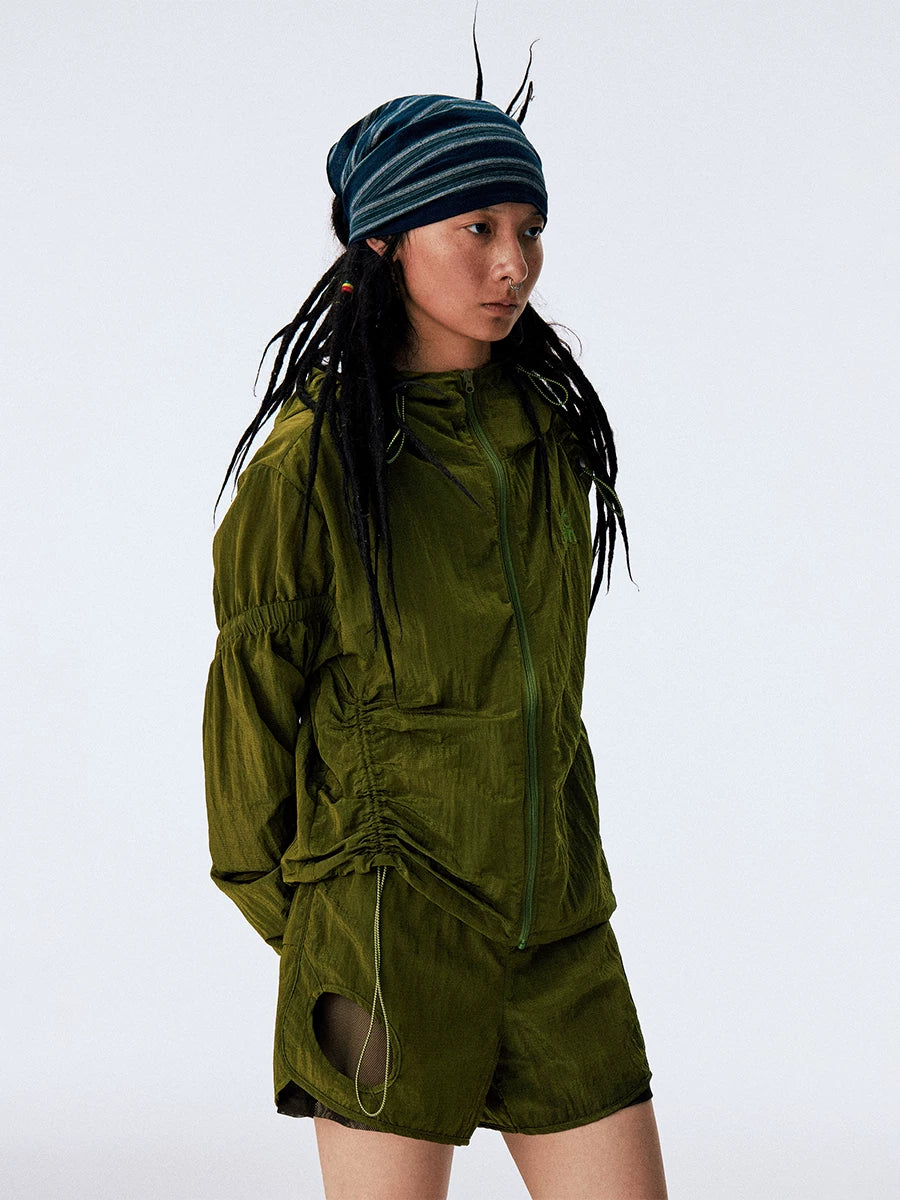 CONP Outdoor Irregular Pleated Jacket