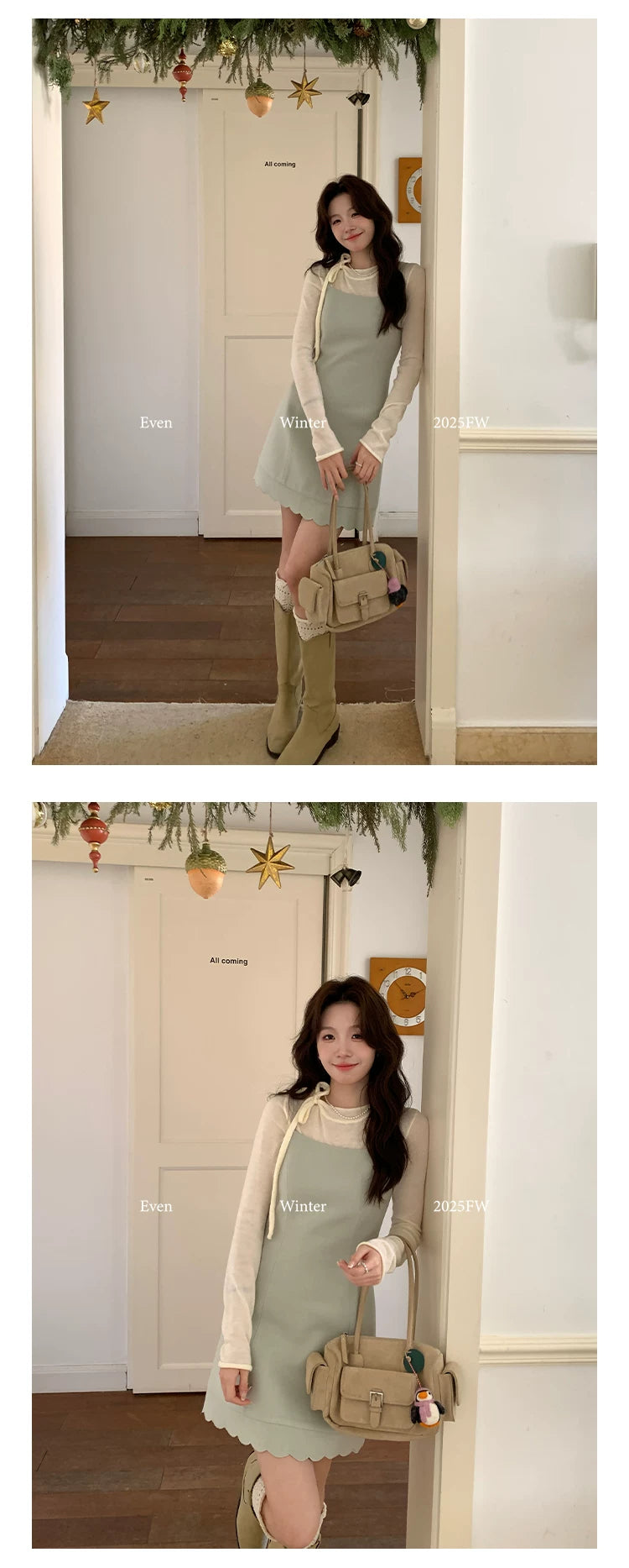 Even Gently Stacked Suspender Dresses