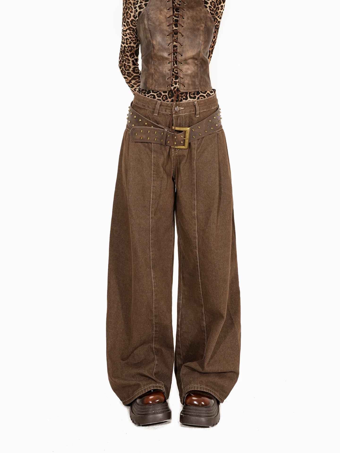 Arielink Vintage Low-Rise Spice Girl Straight Jeans
