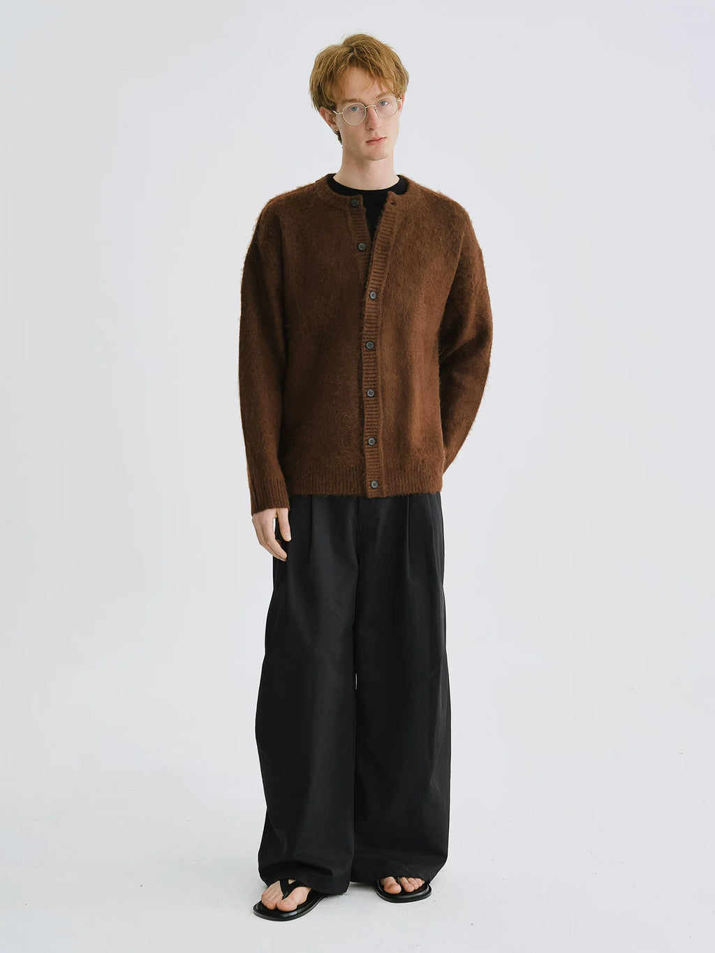 LIVINGTOWN Simple Casual Straight Casual Trousers