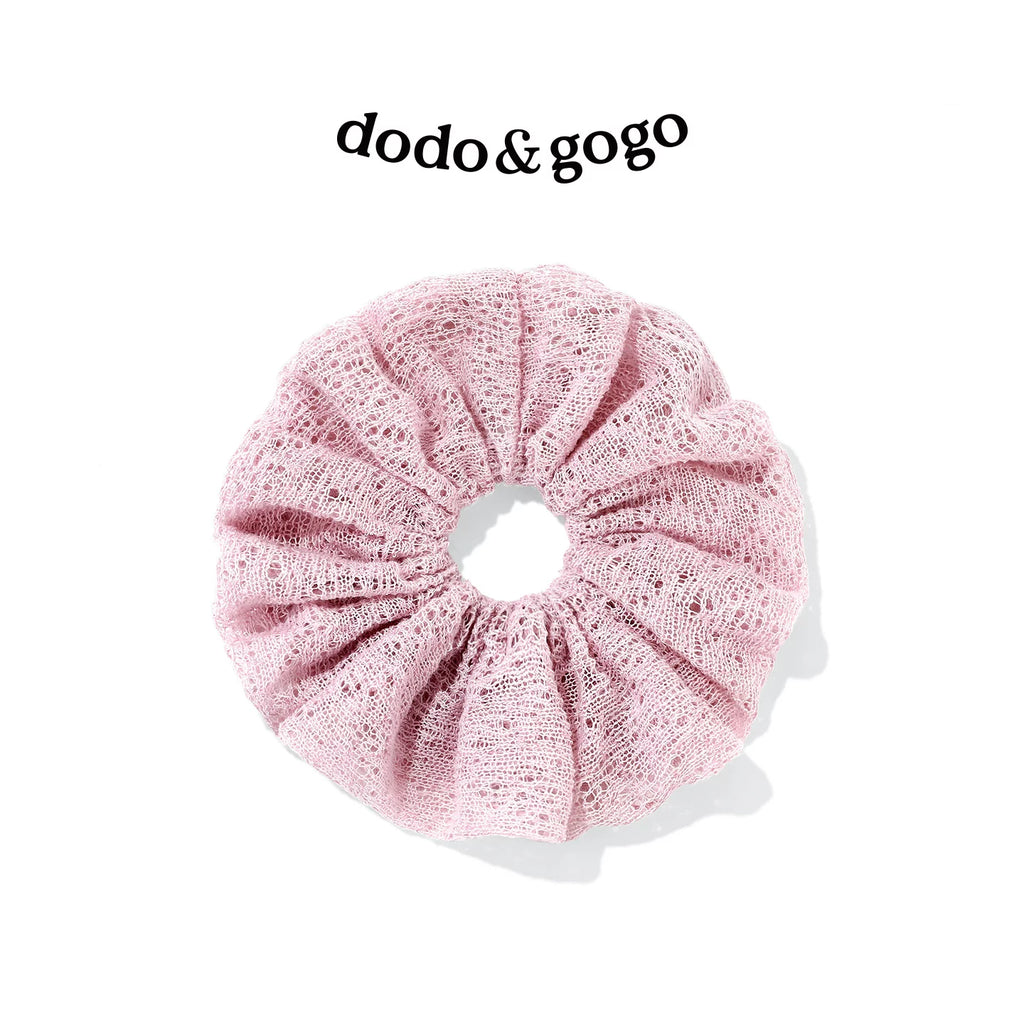 DODOGOGO Sweet Knitted Hollowed-out Large Intestine Hair Band