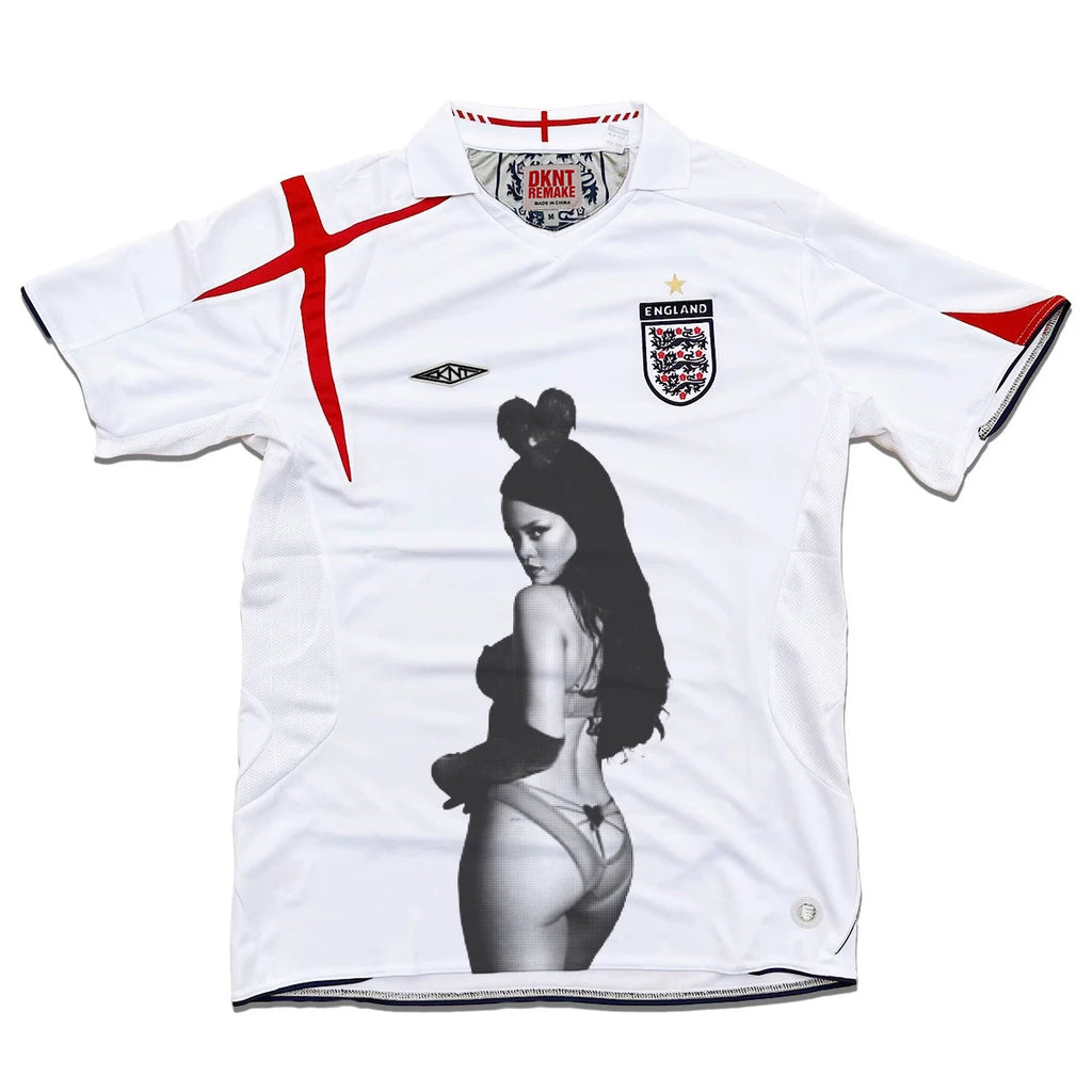 REMAKE Portrait Print Casual Jersey Tee