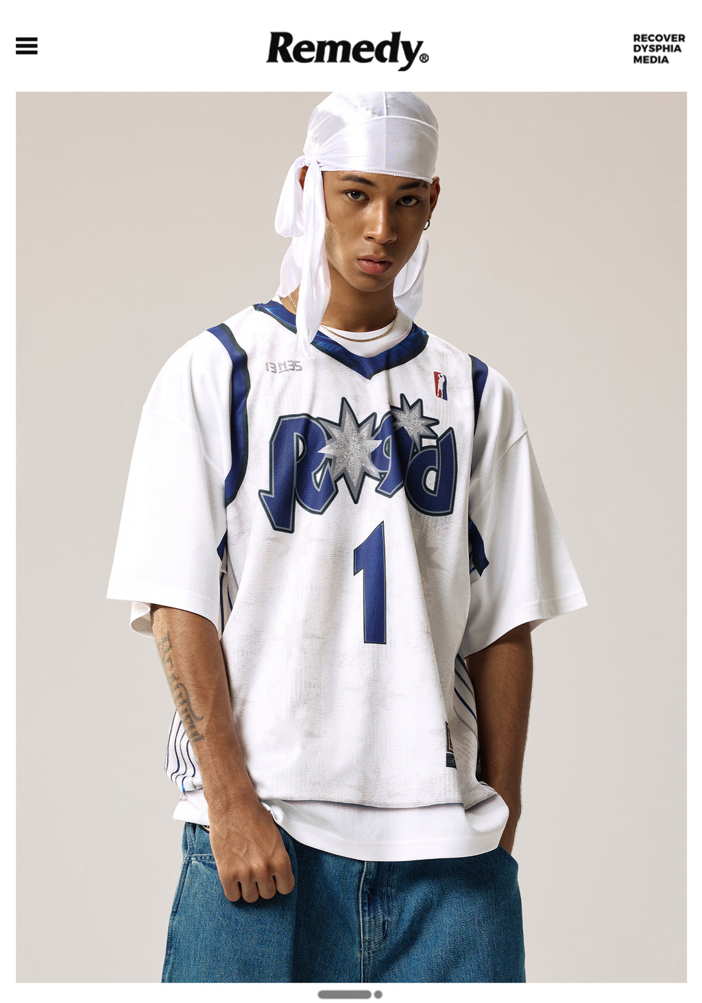 Remedy Magic McGrady digital printing loose jersey Tee