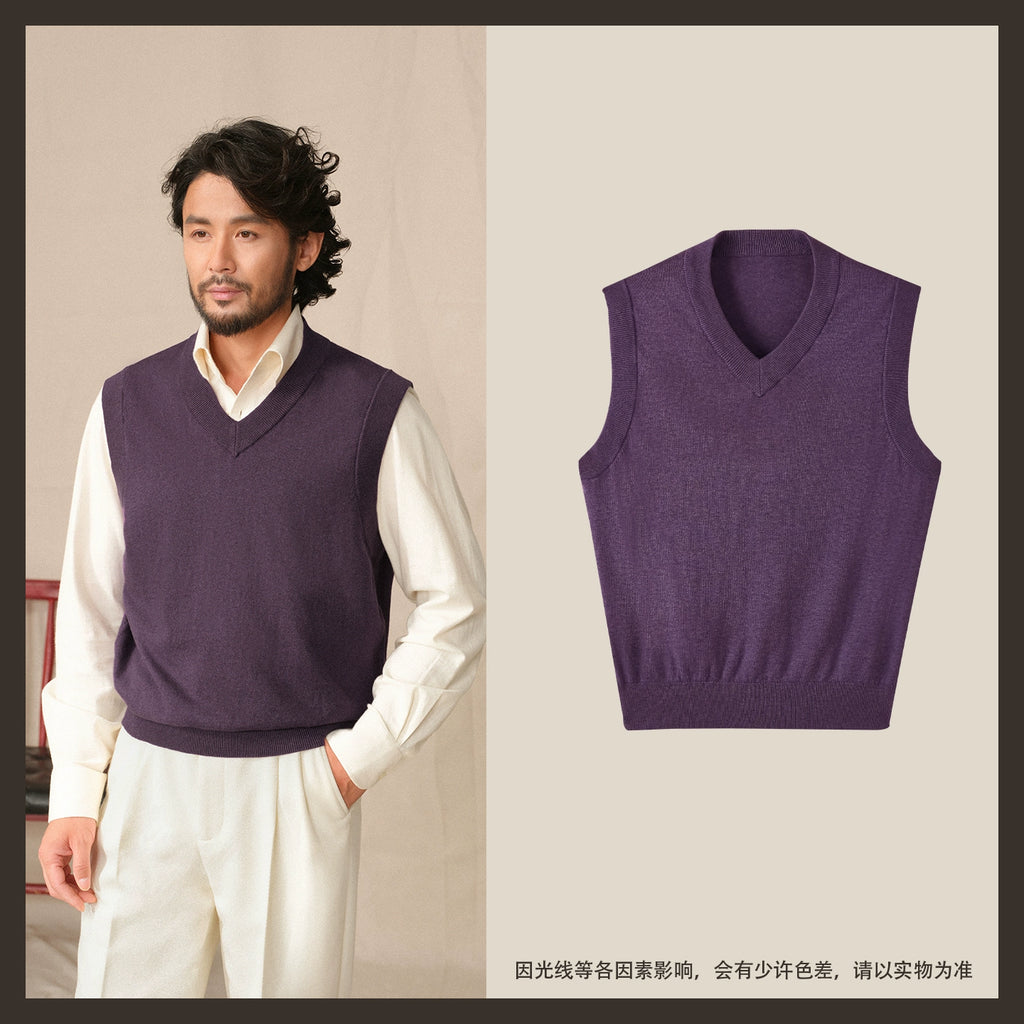 CULTUM Versatile V-neck Knitted Vest