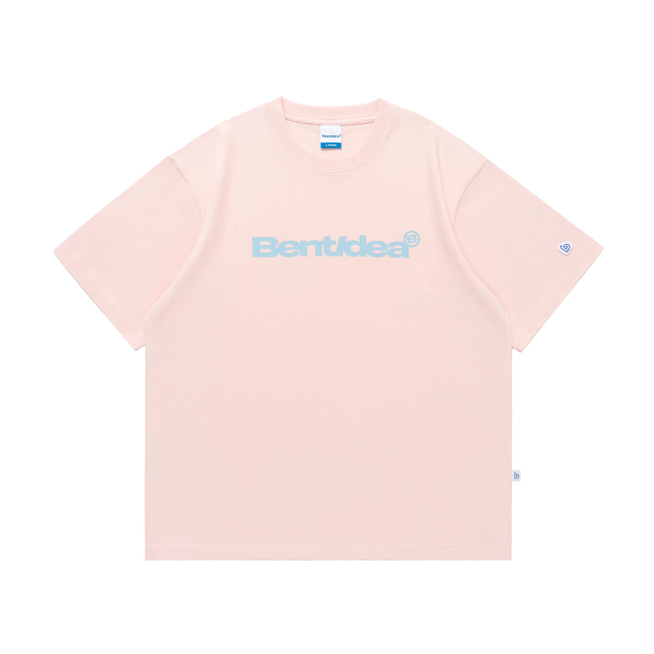 BENT IDEA Letter Print Casual Loose Tee