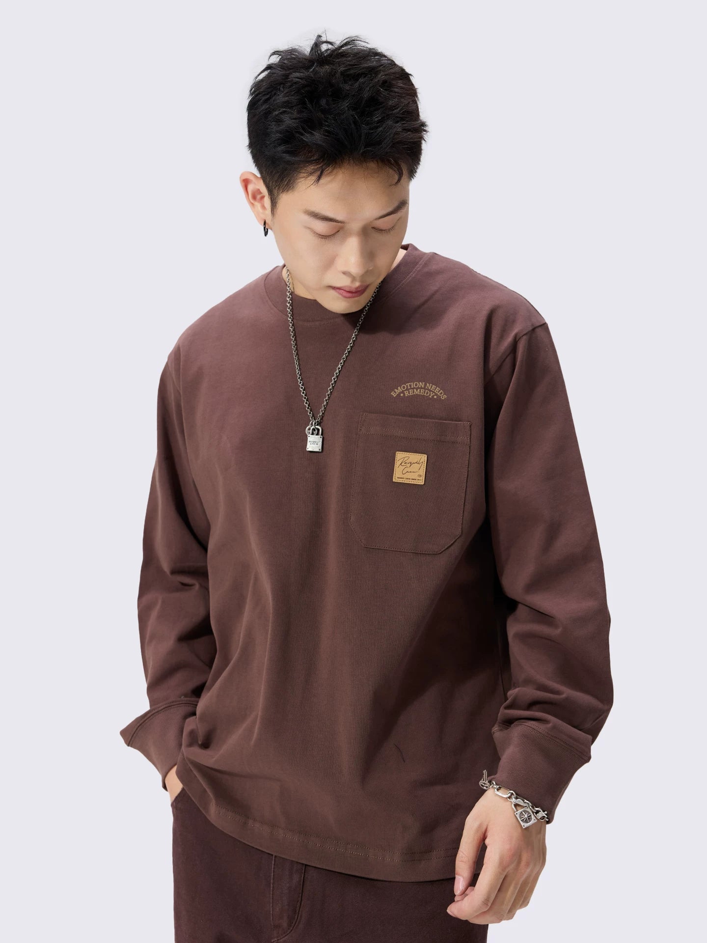 Remedy Vintage Alphabet Print Long Sleeves