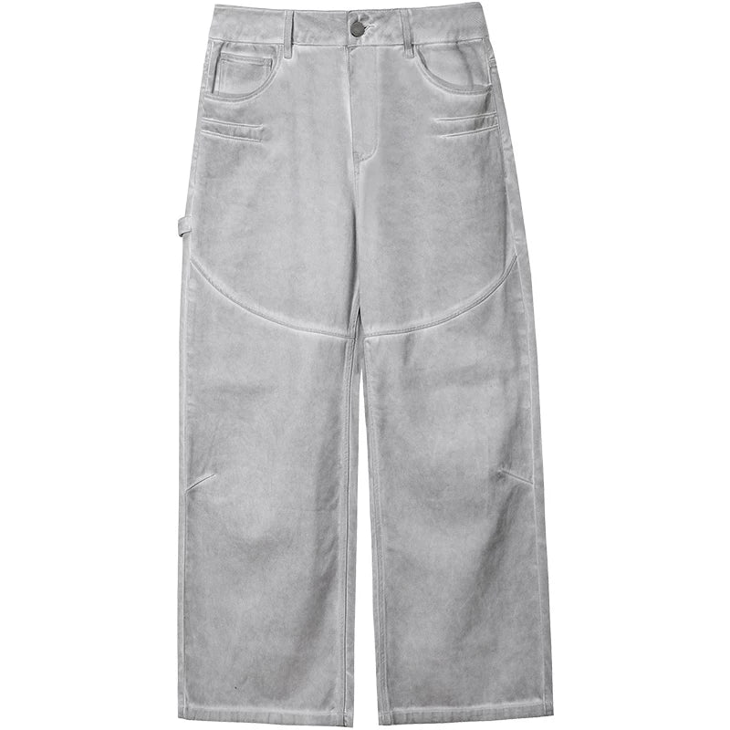 MuscleDog Loose Casual Sports Straight Wide Leg Pants
