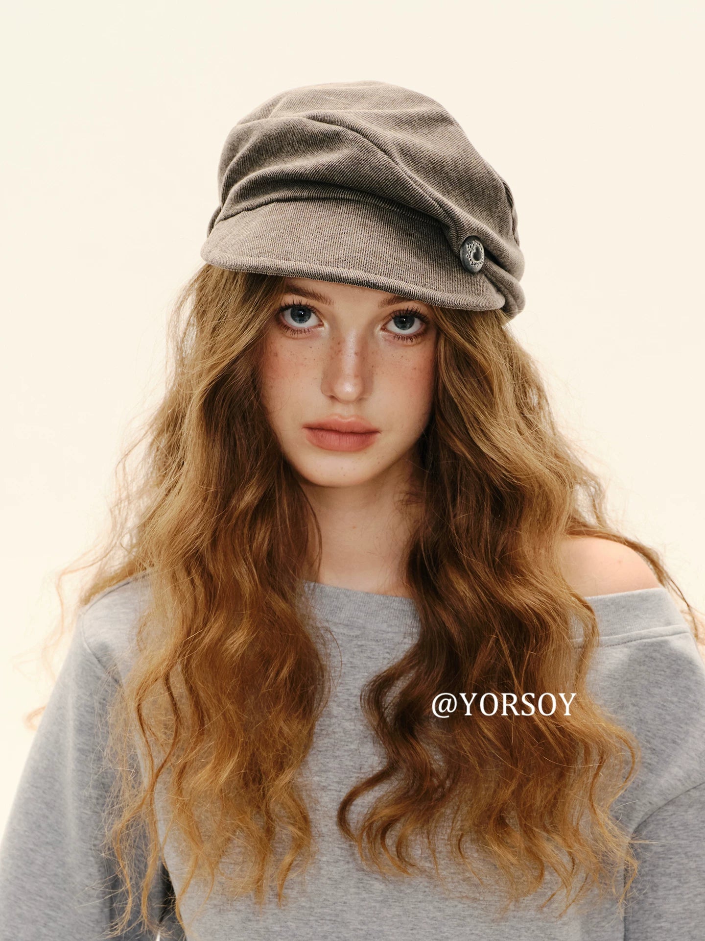 YORSOY Trendy Retro Pleated Cloud Beret