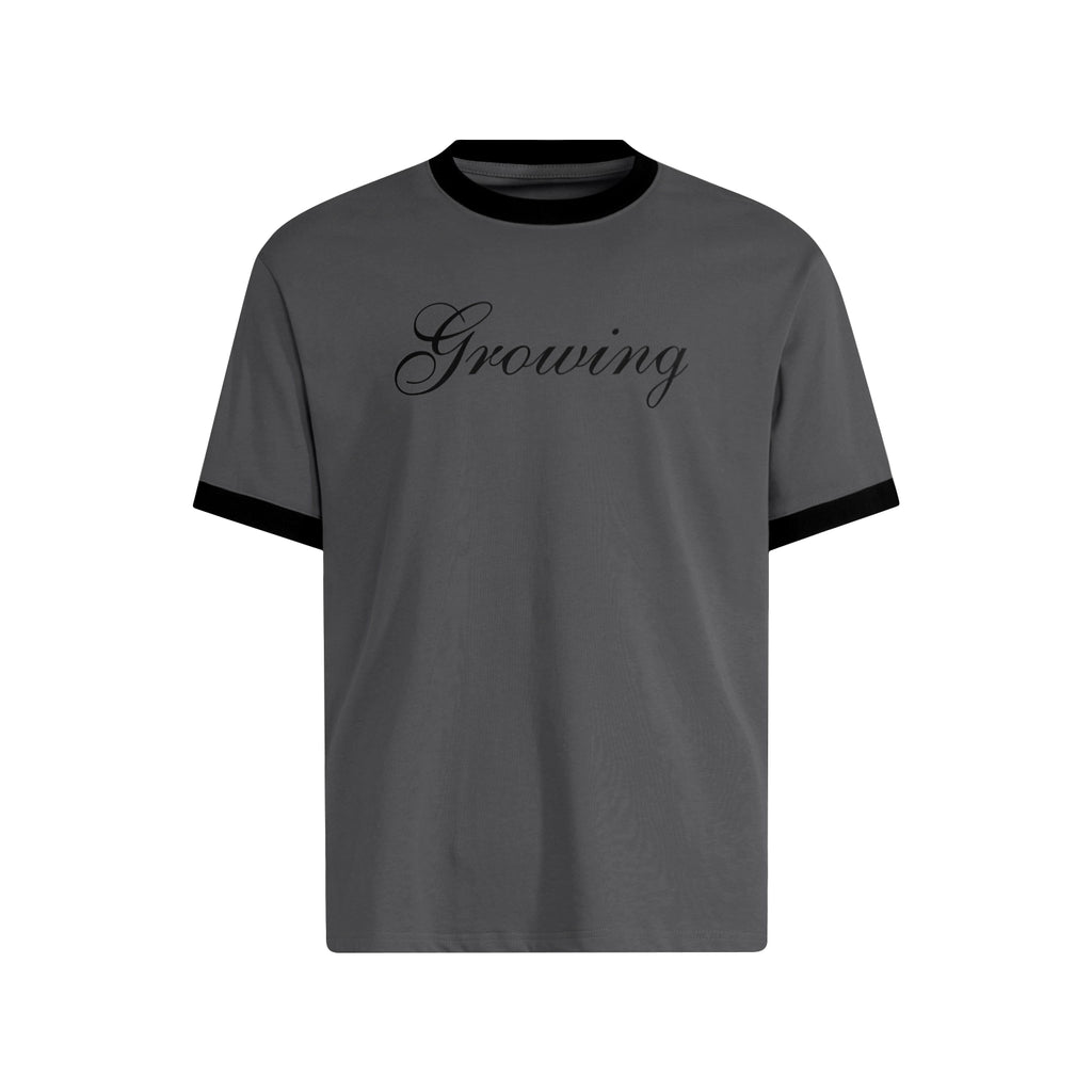 MT99 Simple Letter Printing Color Matching Tee