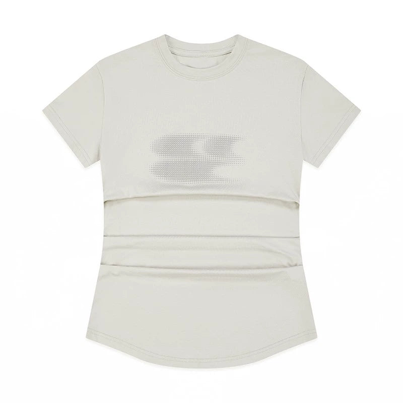 CryingCenter Gradual Change Classic Logo Round Neck Cool Tee