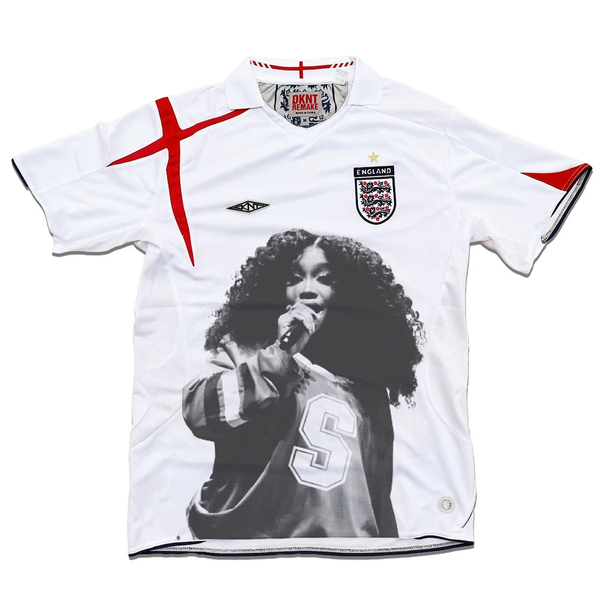 KANYE  REMAKE Portrait Print Casual Tee