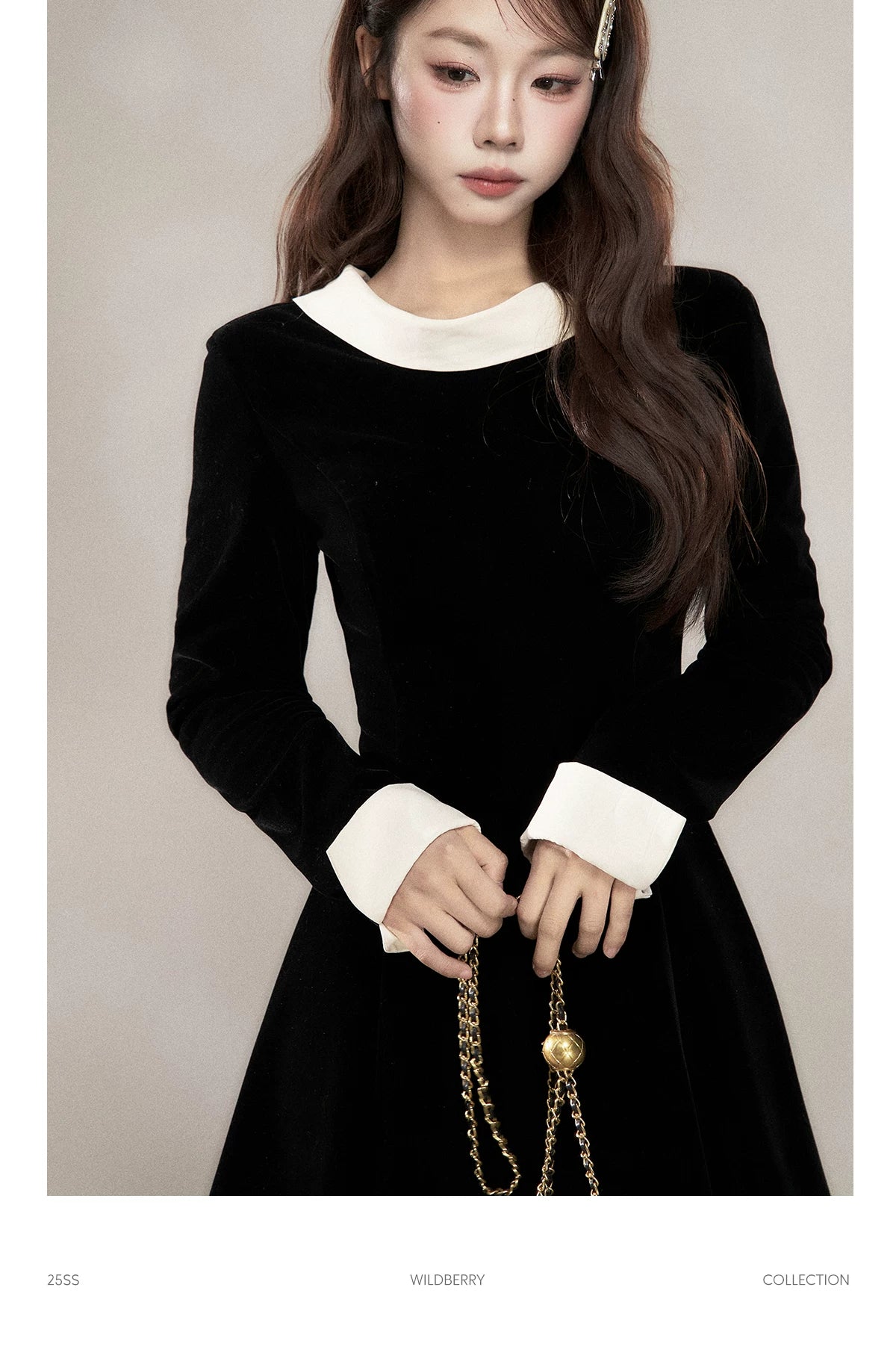 Wildberry Skinny Long Sleeve Dress