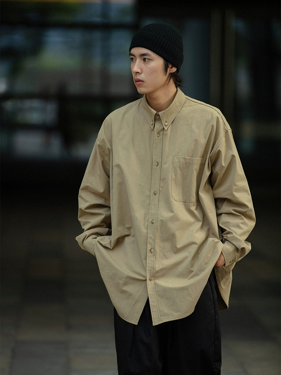 NOEAR Loose Silhouette Vintage Shirt