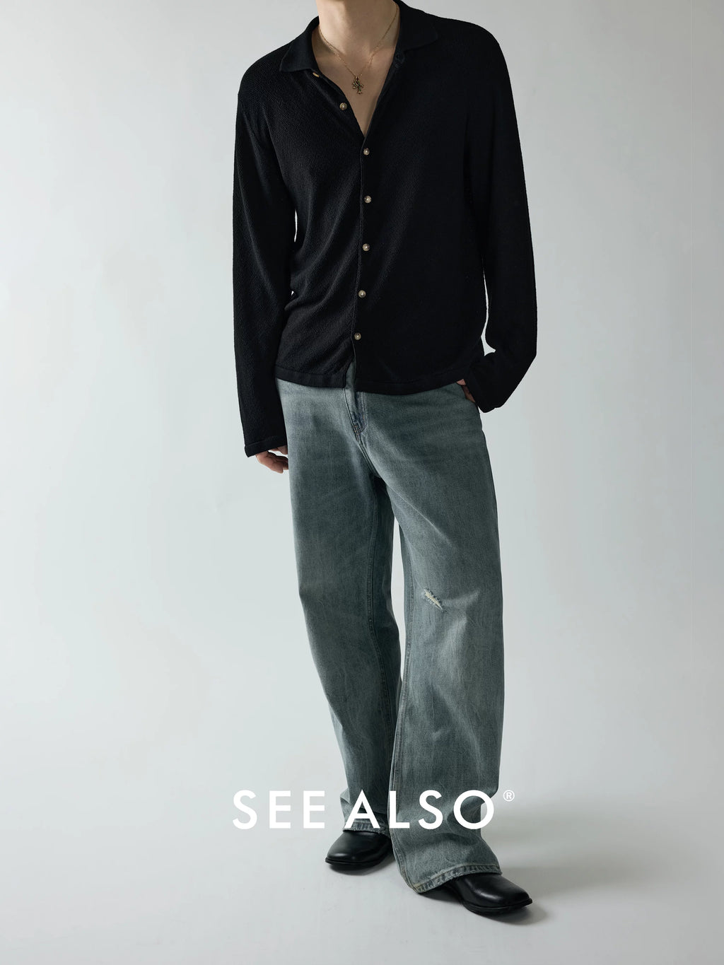SEE ALSO Thin Long-sleeved Knitted Shirt