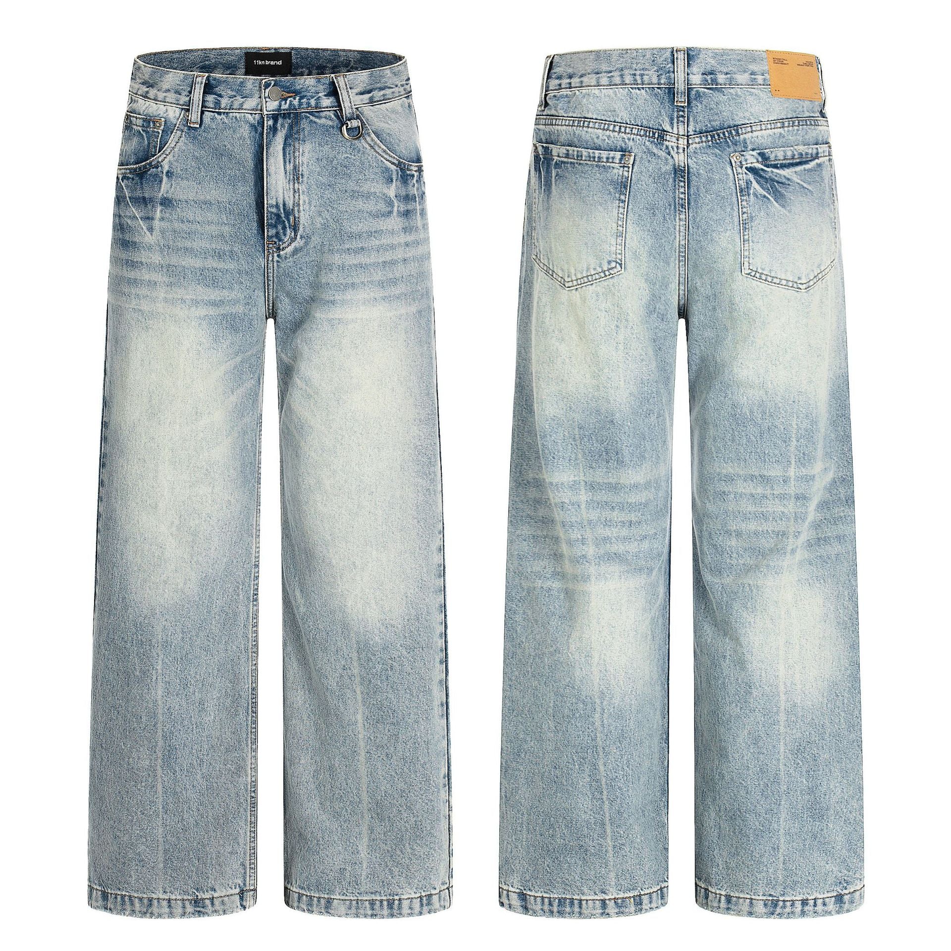 11KN Straight Loose and Thin Jeans