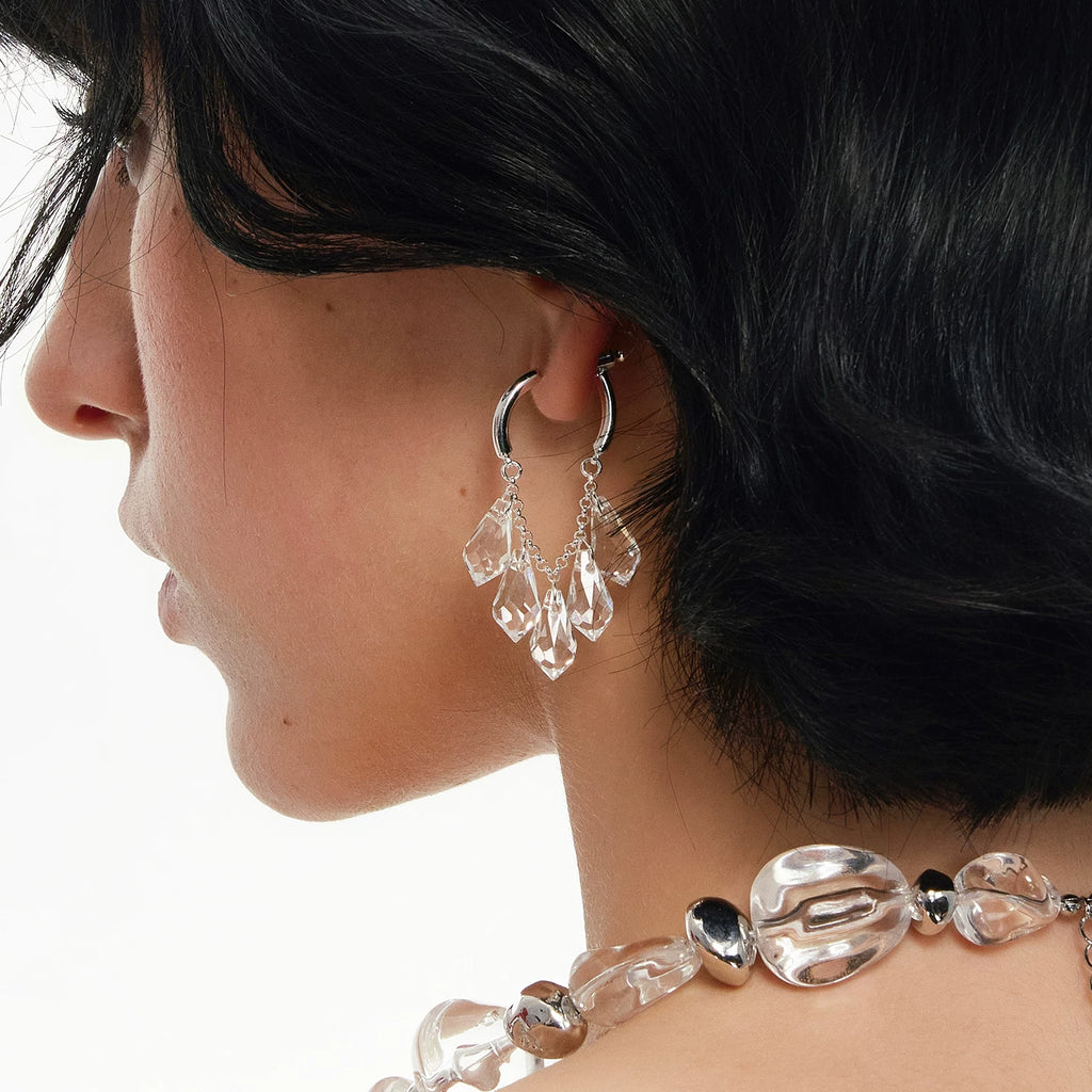 SUMIYAKI Niche High-end Crystal Earrings