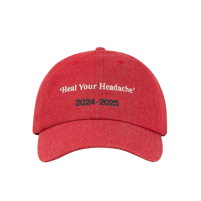 HEADACHE Embroidered Curved-brimmed Baseball Cap