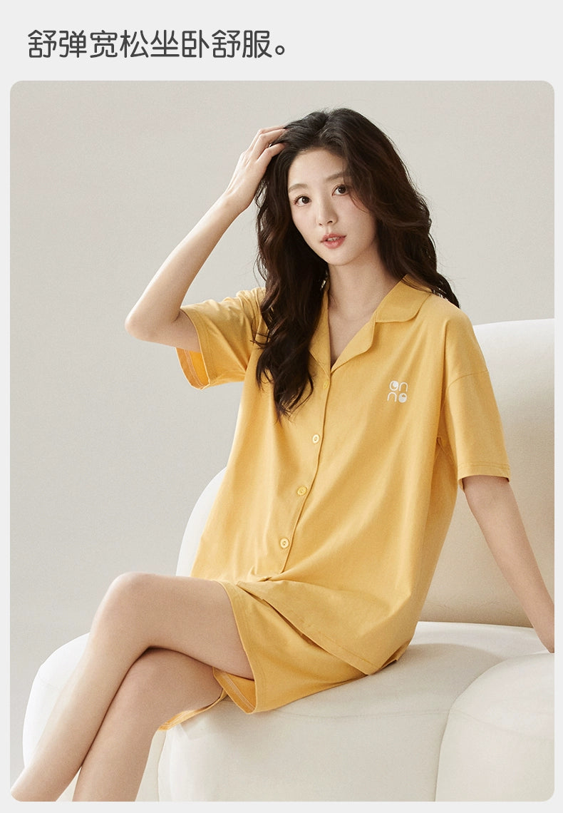 Urban Butterfly Ice Silk Loungewear Set
