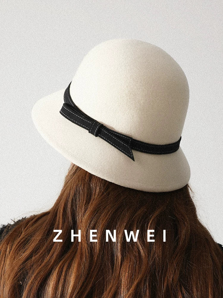 ZHENWEI Wool Extravagant Gift Hat