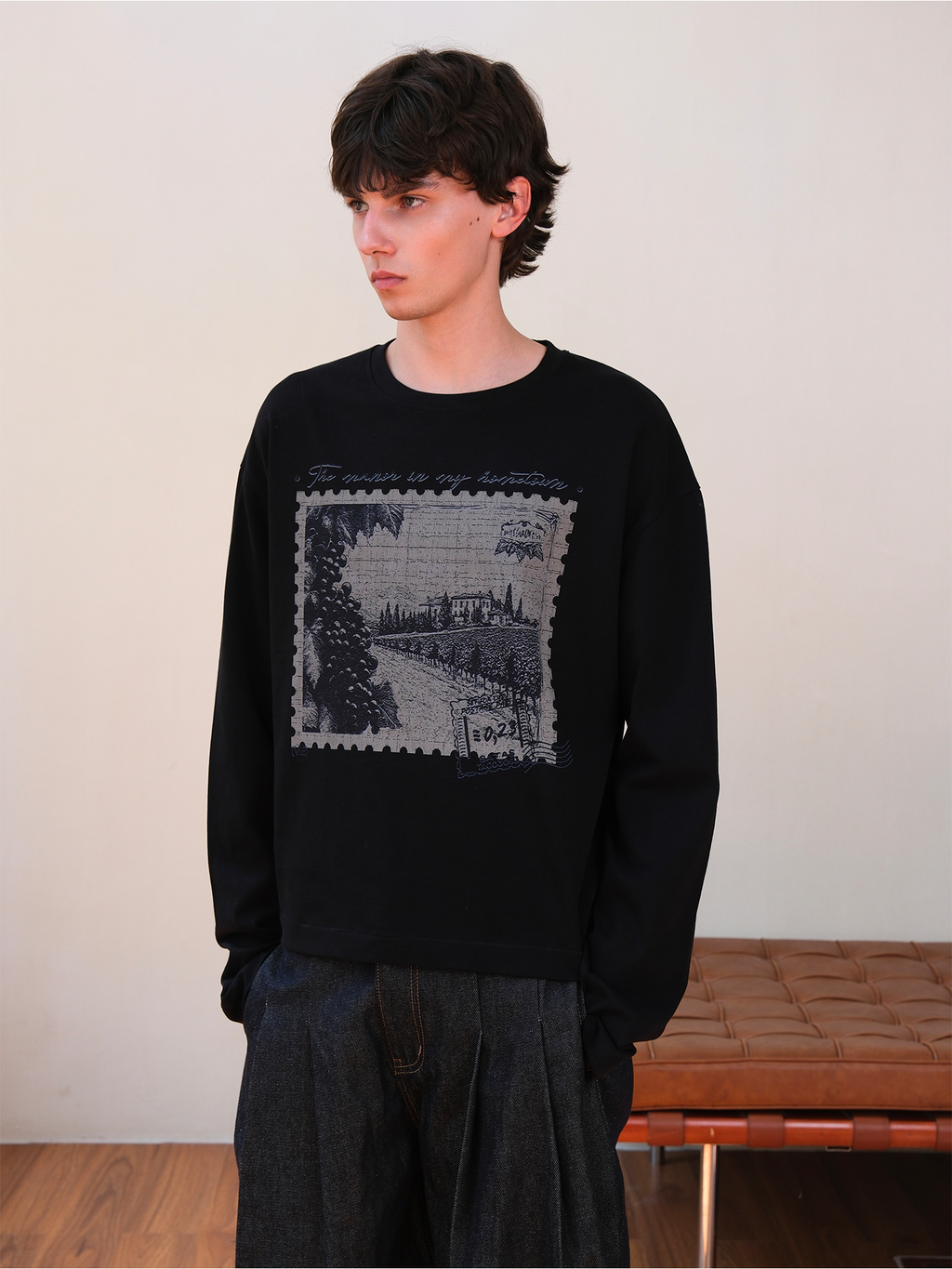Set for Life Single Seam Short Wide Print Long Sleeve