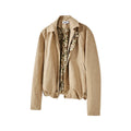 KREATE Contrasting Vintage Suede Jacket