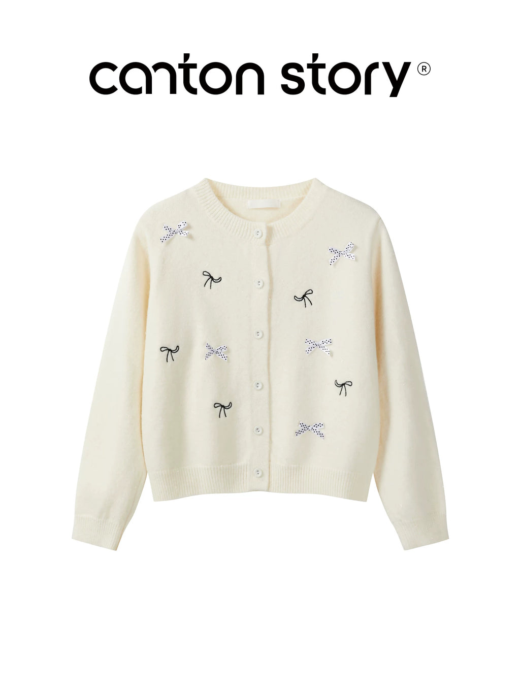 Cantonstory Knitted Cardigan Sweater