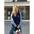 CCYE Contrasting Color Splicing Star Sweater