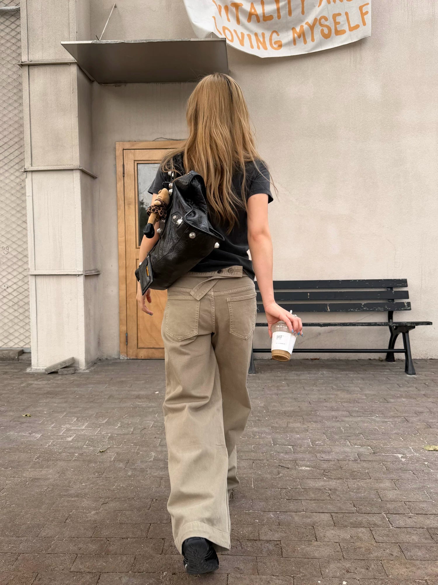 CCYE Straight Old Wide-leg Cargo Pants