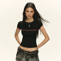 Ariseism Letter Print Slim Tee
