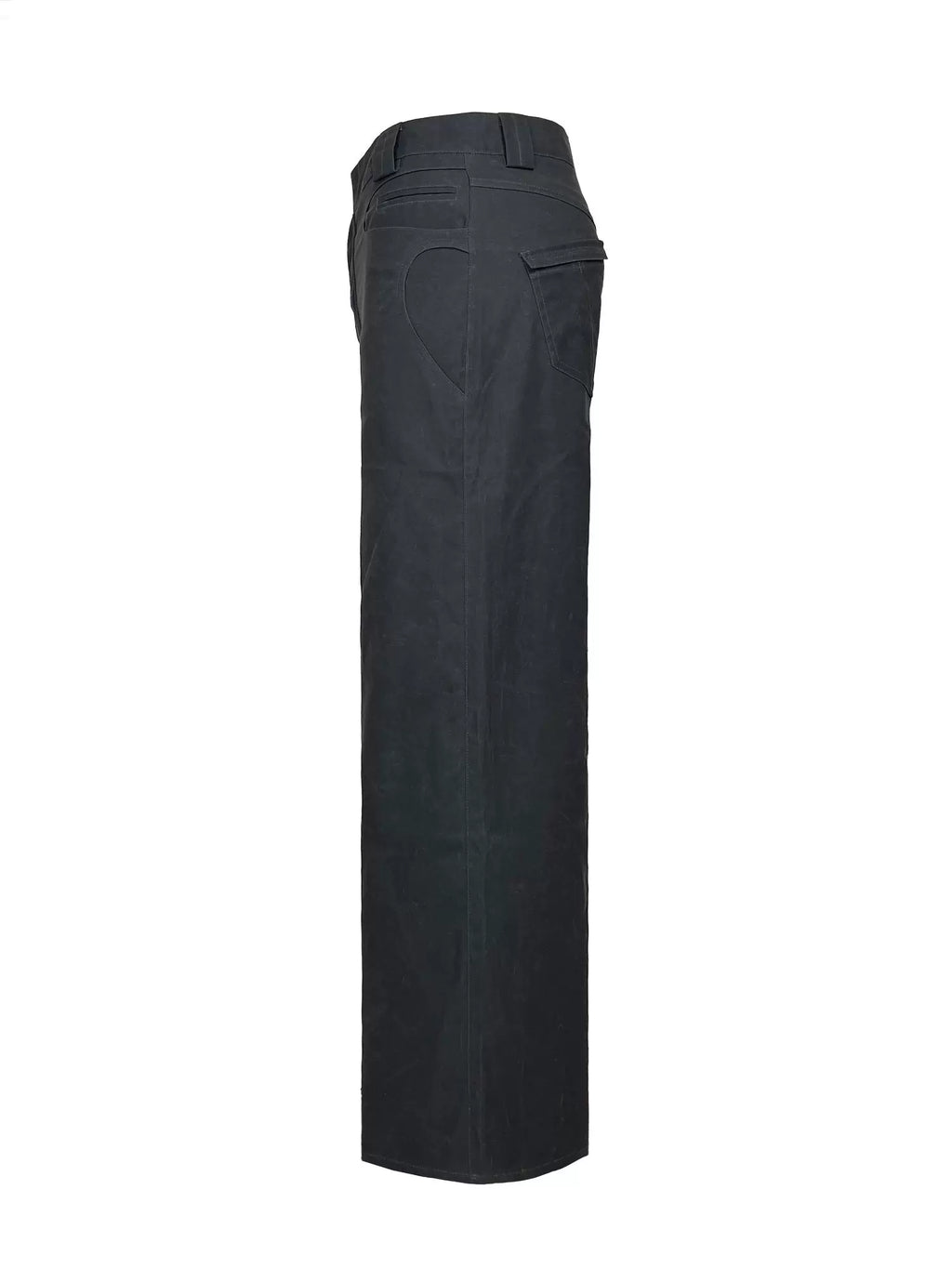 ETHEREAL PRODUCTION Oil Wax Retro Canvas Loose Casual Overalls