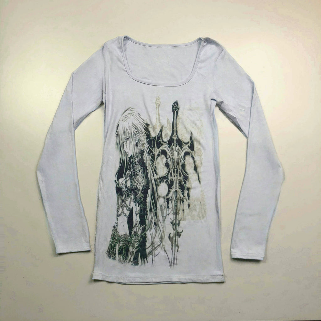 WEBBAR Kenshin Totem Printing Long Sleeve Long Slim Fit