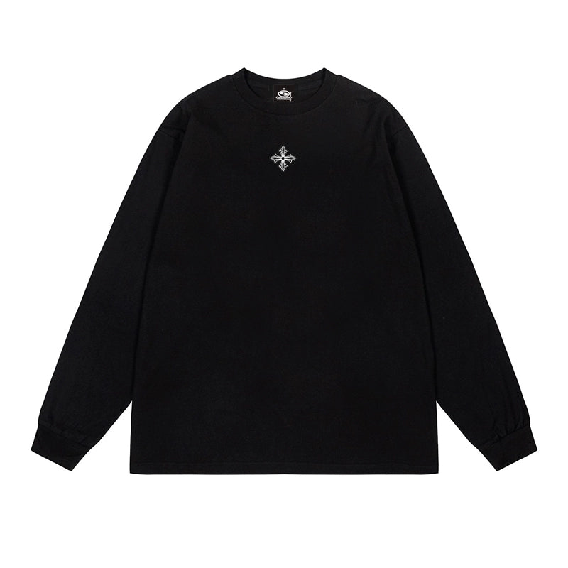 76NMK heavy 280g versatile pure cotton SPADES Long Sleeve Tee