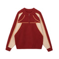 FPA Semi-zipper Sports Outdoor Contrasting Splicing Sweater