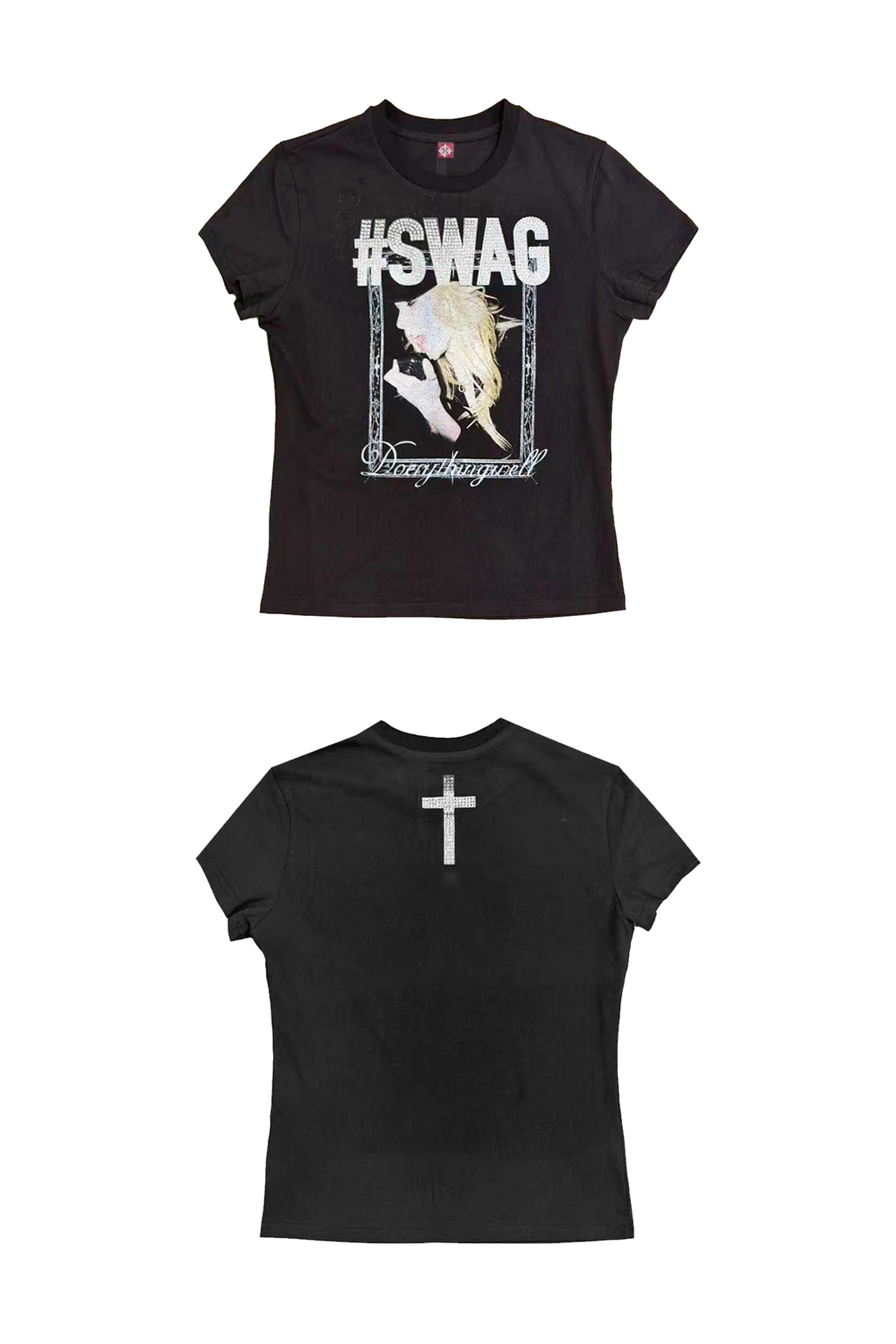DETW Retro Hot Drill Front Shoulder Slim Tee
