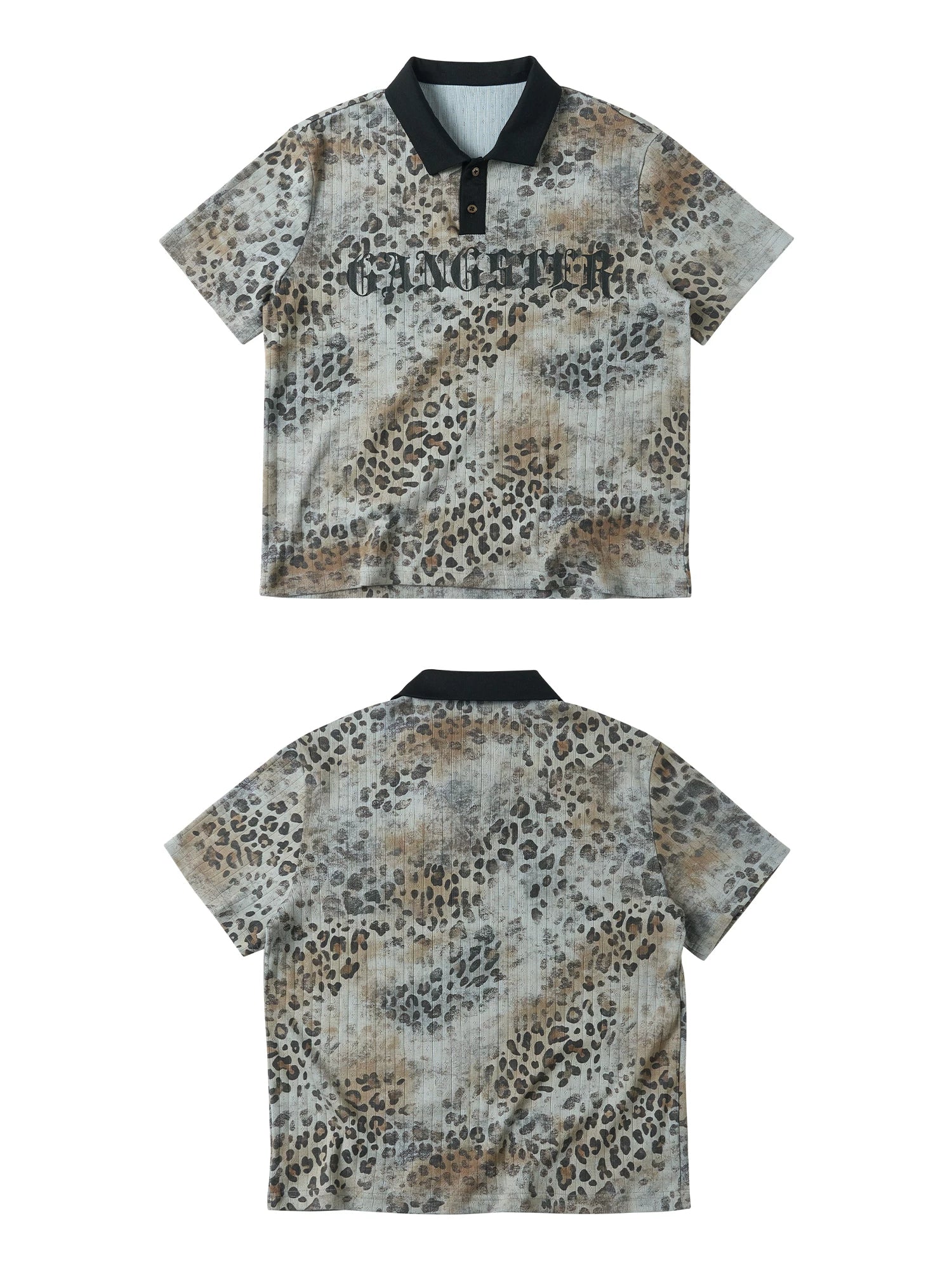 SAXGENWON Digital Print Front Shoulder Tee