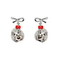 MASW Little Hedgehog Bow Stud Earrings