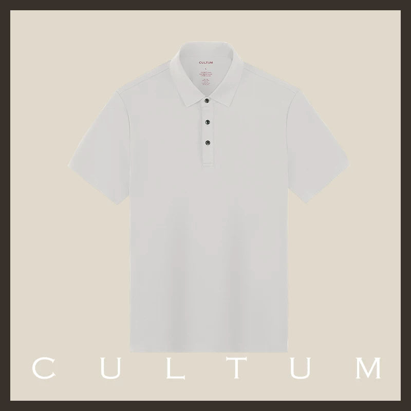 CULTUM Business Commuter Polo Shirt Casual Tee