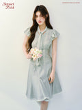SunsetPark Streamer Ruffle Shirt Skirt Set