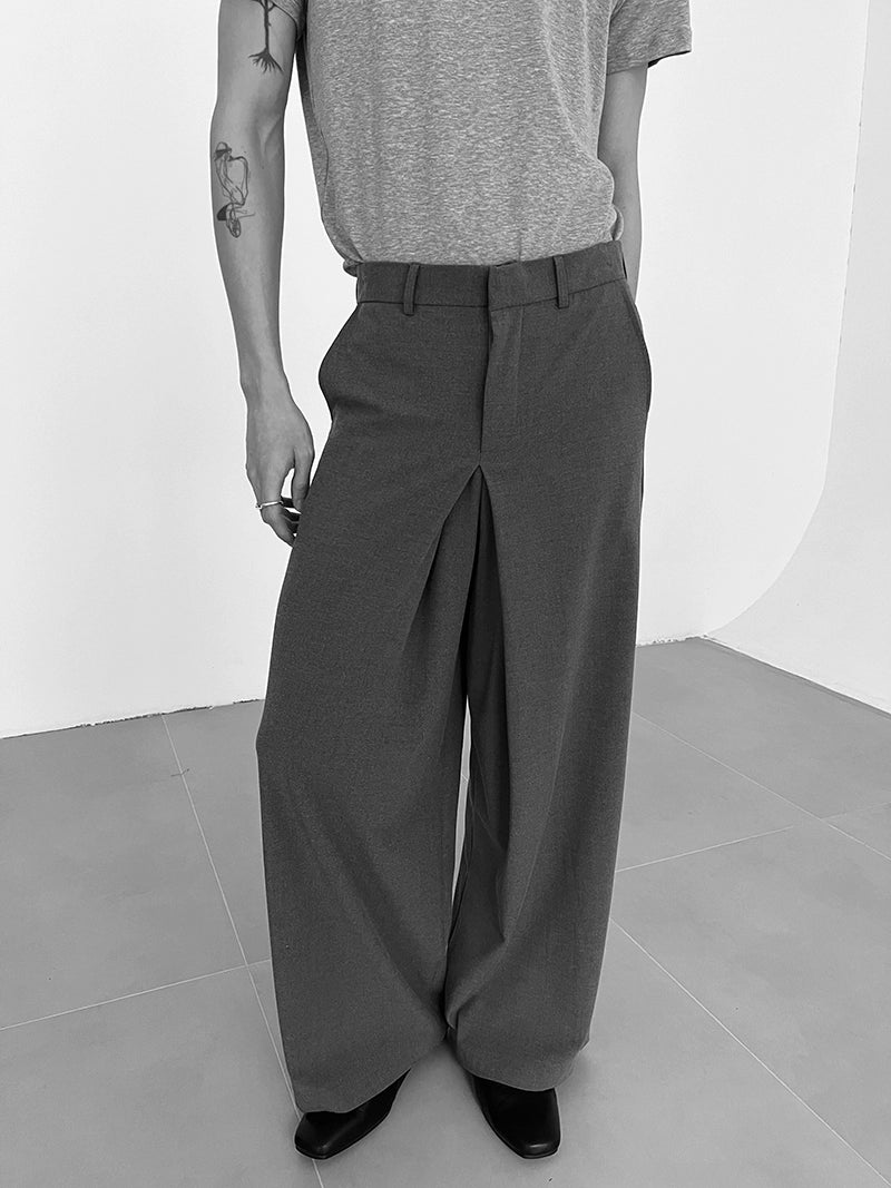 COLN Casual Versatile Loose Straight Pants